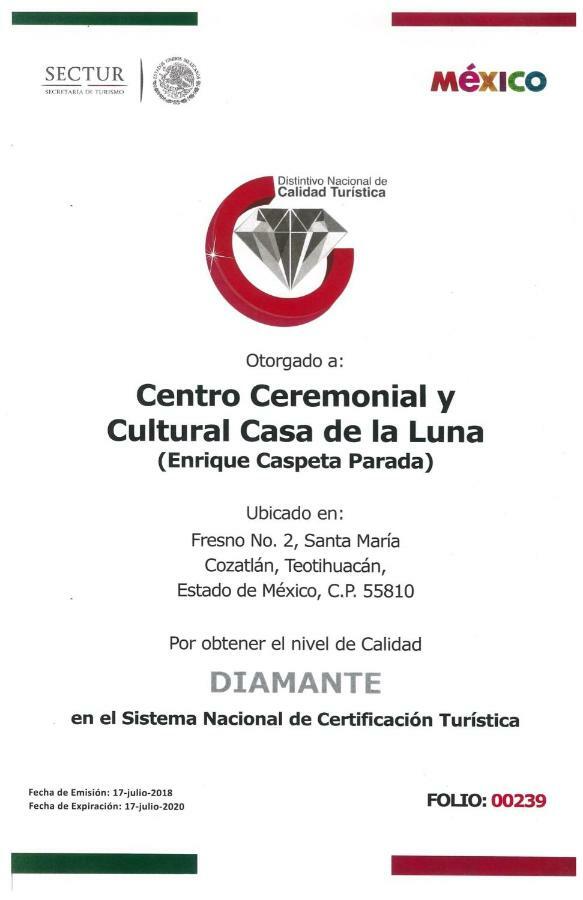 Hotel Casa De La Luna San Juan Teotihuacán Exterior foto